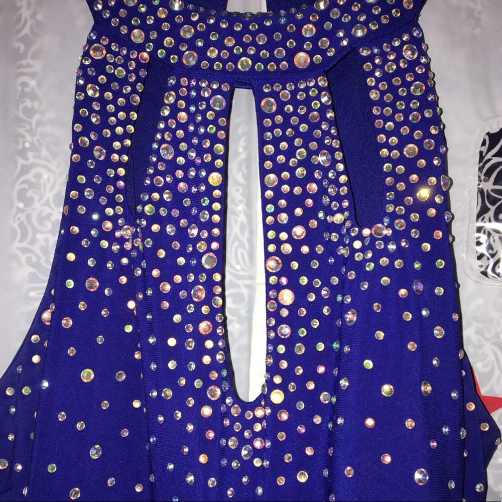 Royal blue prom dress